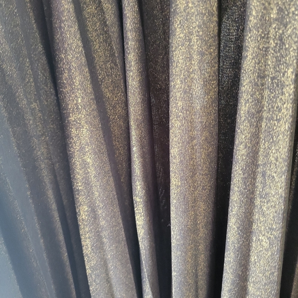 Xscape Shimmer Pleated Maxi Dress. - Picture 12 of 14